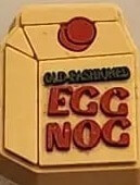 Eggnog Charms on Crocs Shoes