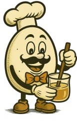 Character Mixing Drink Illustration