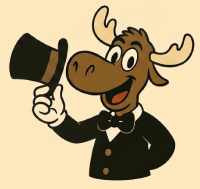 Mr. Moose tipping his hat